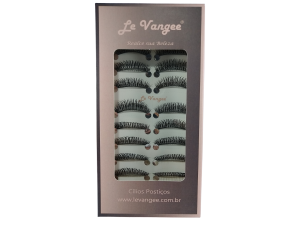 CÍLIOS POSTIÇOS PET - 10 PARES #058 LE VANGEE - Ref: 55122 (EAN13:7899700506928)