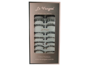 CÍLIOS POSTIÇOS PET - 10 PARES #J008 LE VANGEE - Ref: 55121 (EAN13:7899700506911)