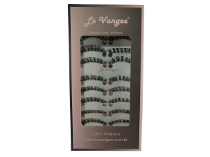 CÍLIOS POSTIÇOS PET - 10 PARES #J012 LE VANGEE - Ref: 55119 (EAN13:7899700506898)