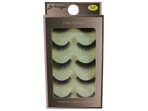 CÍLIOS POSTIÇOS PET - 5 PARES #037 LE VANGEE - Ref: 55112 (EAN13:7899700506829)