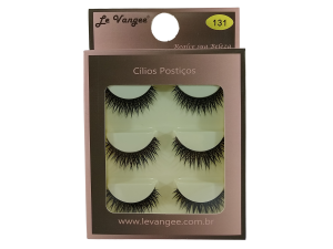 CÍLIOS POSTIÇOS PET - 3 PARES #131 LE VANGEE - Ref: 55110 (EAN13:7899700506805)