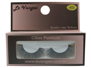 CÍLIOS POSTIÇOS PET - 1 PAR #AD2 LE VANGEE - Ref: 55104 (EAN13:7899700506744)