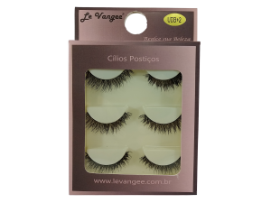 CÍLIOS POSTIÇOS PET - 3 PARES #UD13 LE VANGEE - Ref: 55109 (EAN13:7899700506799)