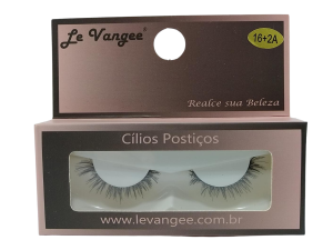 CÍLIOS POSTIÇOS PET - 1 PAR #16+2A LE VANGEE - Ref: 55100 (EAN13:7899700506706)