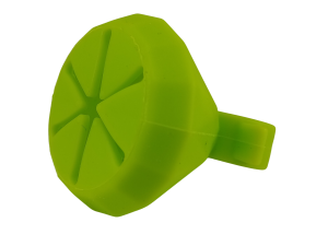 ANEL PORTA ESMALTE VERDE - SUPORTE SILICONE PARA OS DEDOS - LE VANGEE - REF:11520018-VD - (EAN13:7899700508649)