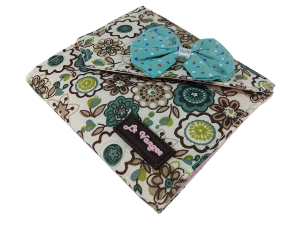 PORTA ABSORVENTE VERDE ÁGUA COM 4 COMPARTIMENTOS - TAM: (11,00 x 11,00) cm -  REF:11410104-VD