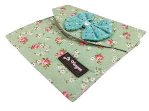 PORTA ABSORVENTE VERDE ÁGUA COM 4 COMPARTIMENTOS - TAM: (11,00 X 11,00) CM -  REF:11410103-VD