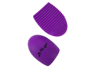 LIMPADOR DE PINCEL FORMATO EGG LE VANGEE - VIOLETA - REF: 55026-VL (EAN13:7899700508571)