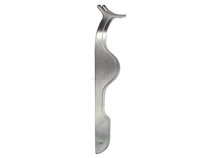 Pinça curvada para aplicação de cílios postiços - Ref: 55025 - EAN13: 7899700506553