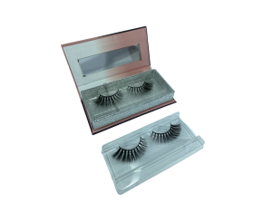 CÍLIOS POSTICO PREMIUM LE VANGEE - 95% FIBRA DE SEDA - 1 PAR - #H02 - REF: 21200 (EAN13: 7899700507888)