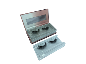 CÍLIOS POSTICO PREMIUM LE VANGEE - 95% FIBRA DE SEDA - 1 PAR - #D-10 (3D) - REF: 53050 (EAN13: 7899700504467)