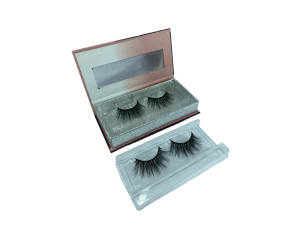 CÍLIOS POSTICO PREMIUM LE VANGEE - 95% FIBRA DE SEDA - 1 PAR - #7D-G814 - REF: 21209 (EAN13: 7899700507970)