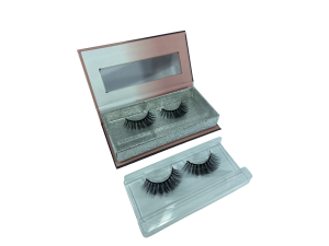 CÍLIOS POSTICO PREMIUM LE VANGEE - 95% FIBRA DE SEDA - 1 PAR - #7D-G031 - REF: 21207 (EAN13: 7899700507956)