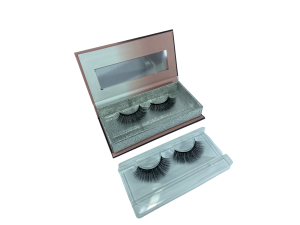 CÍLIOS POSTICO PREMIUM LE VANGEE - 95% FIBRA DE SEDA - 1 PAR - #7D-G025 - REF: 21206 (EAN13: 7899700507949)