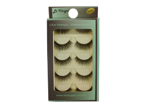 CÍLIOS POSTICO PREMIUM LE VANGEE - 70% FIBRA DE SEDA - 5 PARES - #631 - REF: 55432 (EAN13:7899700507116)